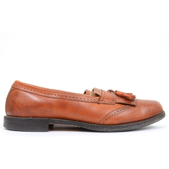 Allen Edmonds Bridgeton Men\'s Size 13 Dress Shoes Leather Kiltie Tassel Loafers main image 8